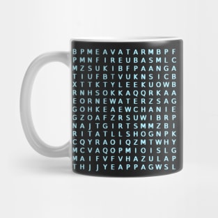 Avatar The Last Airbender Word Search Mug